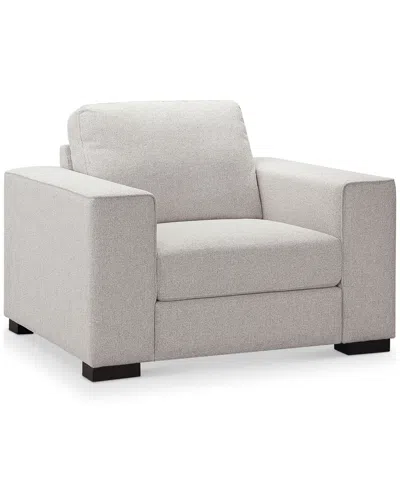 Abbyson Living Emmeline 44" Fabric Chair In Gray