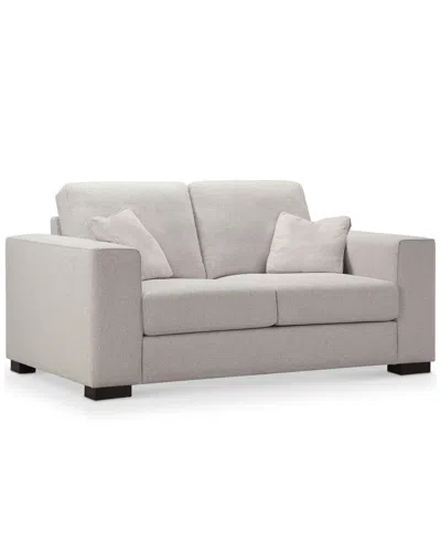 Abbyson Living Emmeline 67.3 Fabric Loveseat In Gray