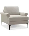 Abbyson Living Evella 36.5" Fabric Chair In Cream