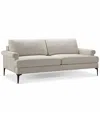 Abbyson Living Evella 84" Fabric Sofa In Cream