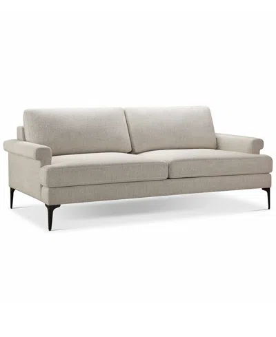 Abbyson Living Evella 84" Fabric Sofa In Cream