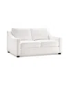 Abbyson Living Garcelle 60" Stain-resistant Fabric Loveseat In White