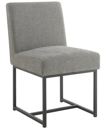 Abbyson Living Luxe 33.5 Fabric Dining Chair In Gray