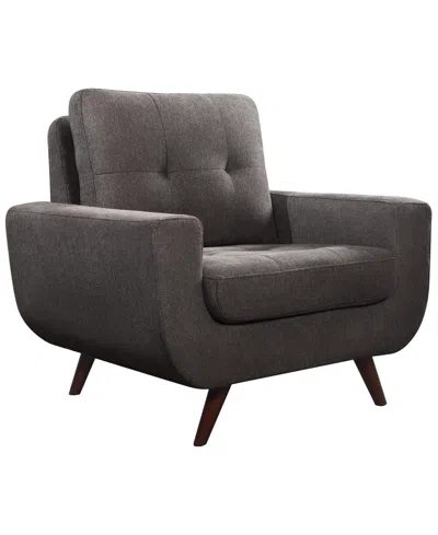 Abbyson Living Paige 40.5" Stain-resistant Fabric Armchair In Gray