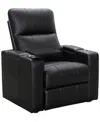 ABBYSON LIVING RIDER 36" POWER THEATER RECLINER WITH 1 TABLE