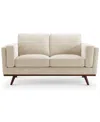 Abbyson Living Venice 67.5" Modern Fabric Loveseat In Beige
