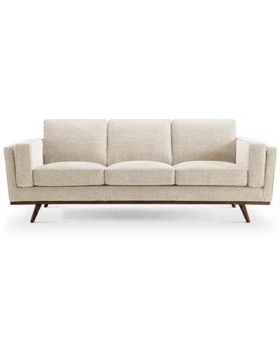 Abbyson Living Venice 91" Modern Fabric Sofa In Beige
