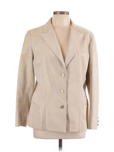 Pre-owned Abe Schrader Blazer Jacket In Brown