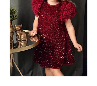 Abel & Lula Kids' Aira Dress In Red