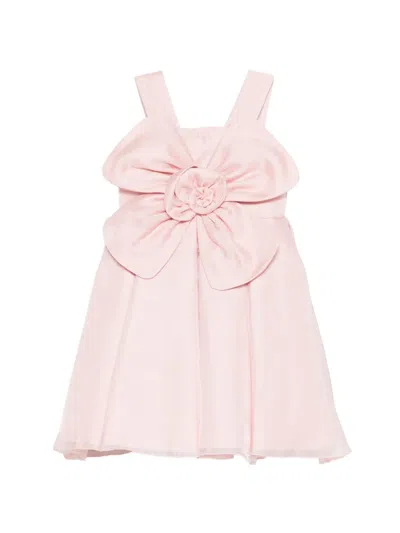 Abel & Lula Kids' Bow Flower Dress In Pink