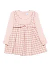 Abel & Lula Check-pattern Dress In Pink