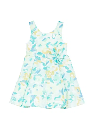 Abel & Lula Floral-pattern Dress In Green