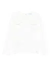 Abel & Lula Peter Pan-collar Top In White