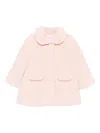 Abel & Lula Welt-pockets Textured Jacket In Pink