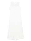 Abel & Lula Bow-detail Jumpsuit In White