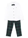 ABEL & LULA CHECKERED SHIRT AND TROUSERS SET