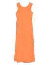 Abel & Lula Crepe Jumpsuit In Orange