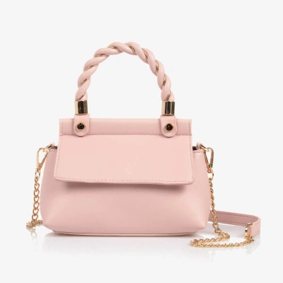 Abel & Lula Kids' Girls Pink Faux Leather Handbag (20cm)