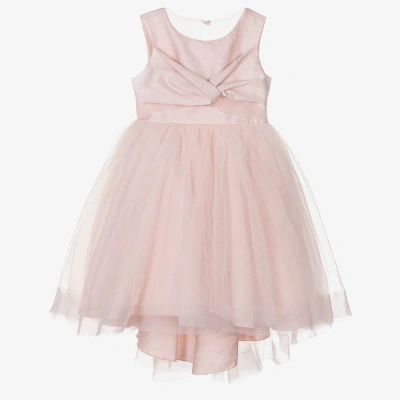 Abel & Lula Kids' Girls Pink Tulle Waterfall Dress