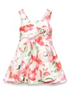 Abel & Lula Mikado Dress In Neutrals