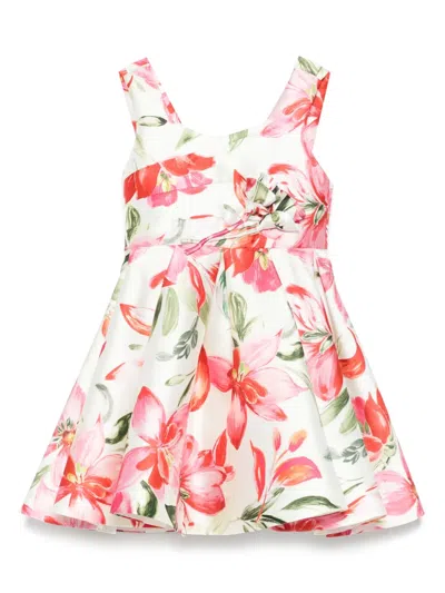 Abel & Lula Kids' Mikado Dress In Neutrals