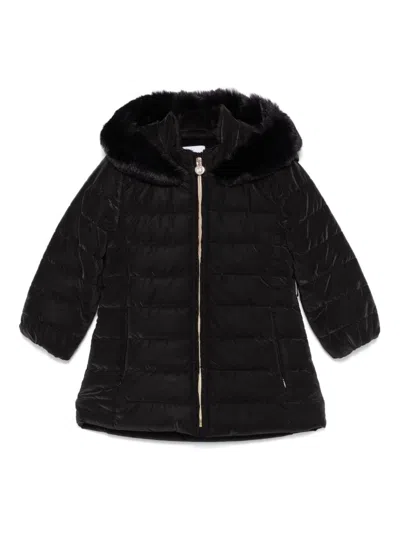 Abel & Lula Kids' Padded Jacket In Black