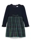 Abel & Lula Plaid-check Dress In Blue