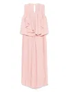 Abel & Lula Pleated Trousers Set In Pink