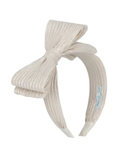 Abel & Lula Kids' Striped Headband In Neutrals