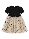 Abel & Lula Velvet Dress In Black