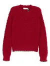Abel & Lula Wave Sweater In Rot