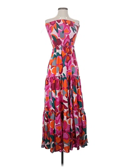 Pre-owned Abel The Label Casual Dress In Pink