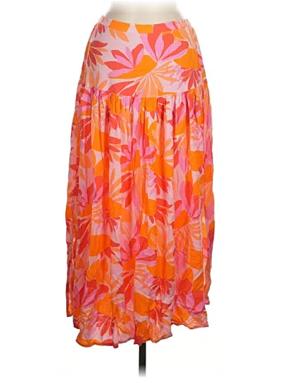 Pre-owned Abel The Label Casual Skirt In Orange