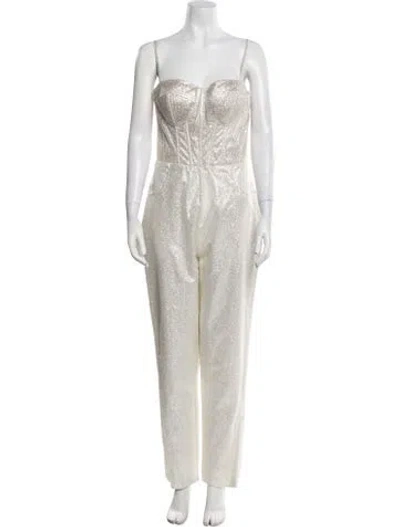 Pre-owned Abella Square Neckline Jumpsuit W/ Tags