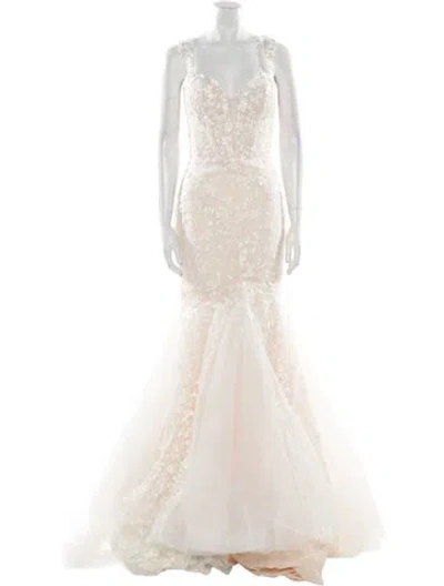 Pre-owned Abella V-neck Long Dress W/ Tags