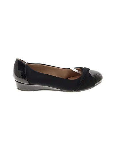 Pre-owned Abella Wedges In Black