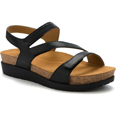 Abeo Algarve Strap Sandal In Black