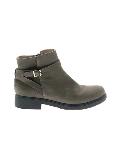 Pre-owned Abeo Ankle Boots In Gray
