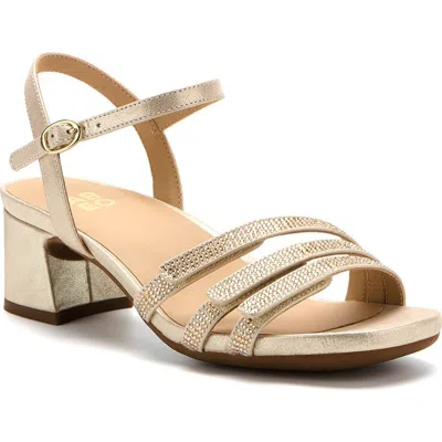 Abeo Avenue Ankle Sandal In Metallic