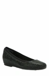 Abeo Cadence Ballet Flat In Black