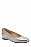 Abeo Cadence Ballet Flat In Silver