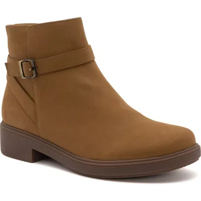 Abeo Compass Buckle In Tan Nubuck - Metatarsal