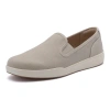 Abeo Encore Slip On In Beige Canvas - Regular
