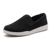 Abeo Encore Slip On In Black Leather - Regular