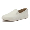 Abeo Encore Slip On In White Leather - Regular