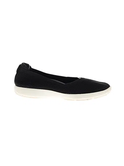Pre-owned Abeo Flats In Black