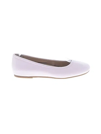 Pre-owned Abeo Flats In White