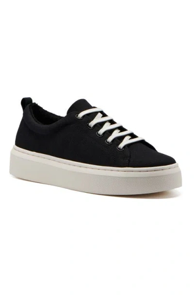 Abeo Jumpstreet Bungee Sneaker In Black Canvas - Metatarsal