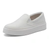Abeo Jumpstreet Slip On In White Canvas - Regular