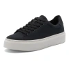 Abeo Jumpstreet Sneaker In Black Canvas - Metatarsal
